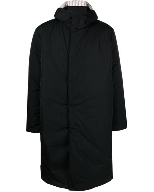 Cappotto imbottito con cappuccio di Thom Browne in Black da Uomo