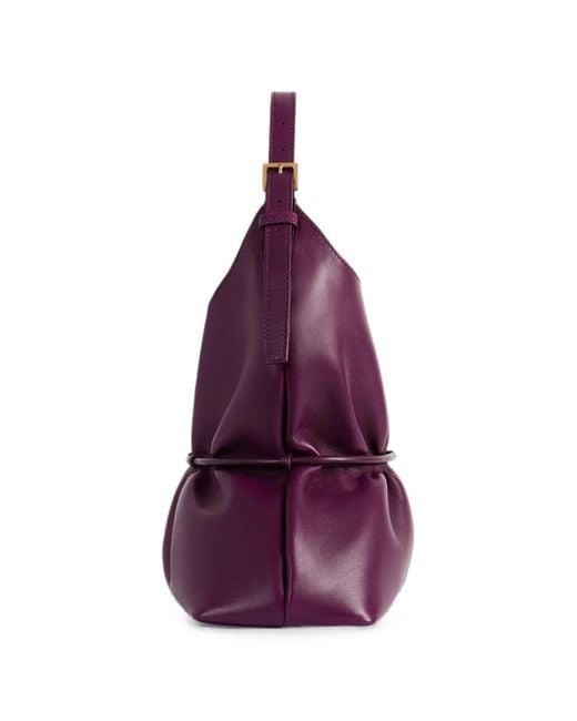 Balmain Purple Sphynx Medium Bag