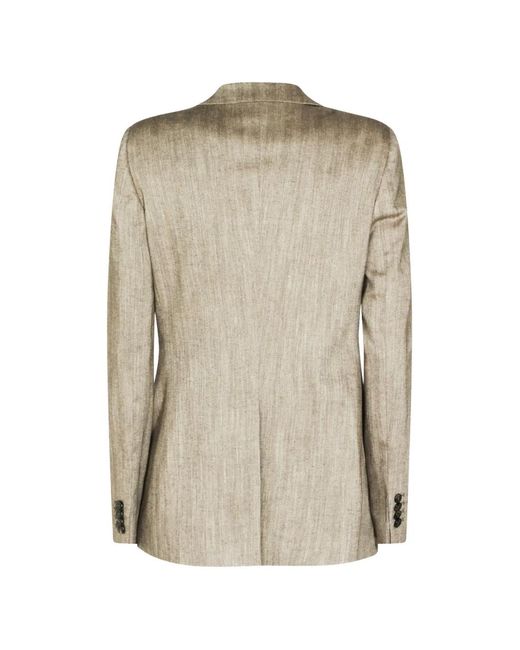 Tagliatore Natural Herringbone-Pattern Suit