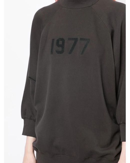 Fear Of God Black 1977-Print Detail Sweatshirt