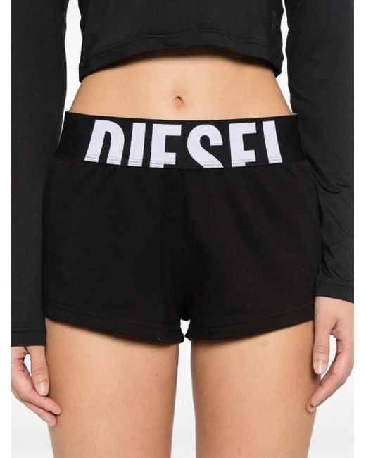 DIESEL Black Arianna-D-Pop Shorts