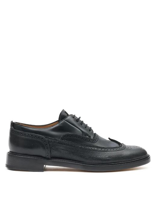 Maison Margiela Black Tabi Monster Leather Brogues for men