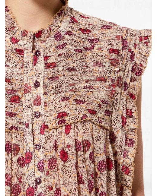 Isabel Marant Pink Dersia Top