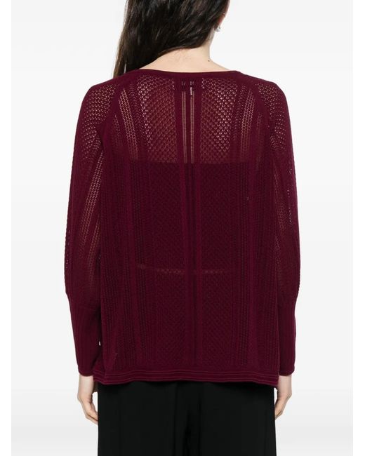 Pull À Col V Bompard en coloris Purple