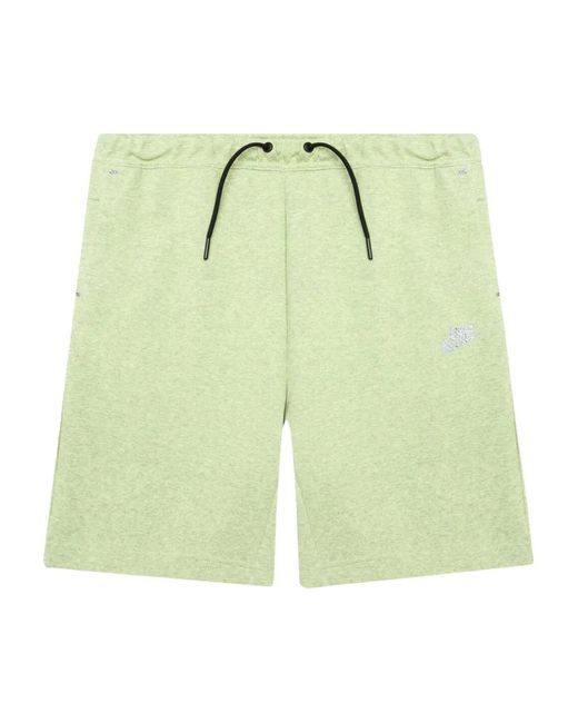 Nike Green Sportswear Tech Fleece Shorts for men