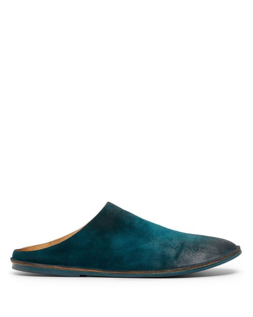 Marsèll Green Gradient Effect Backless Slippers for men