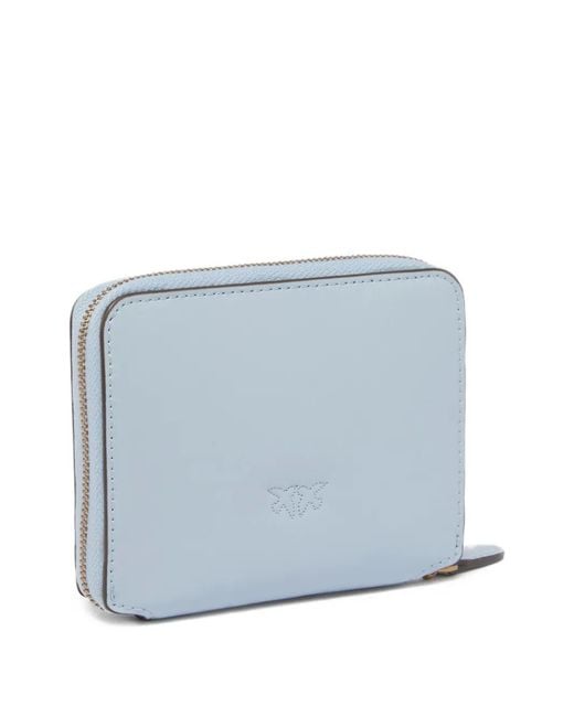 Pinko Blue Logo Zip Wallet