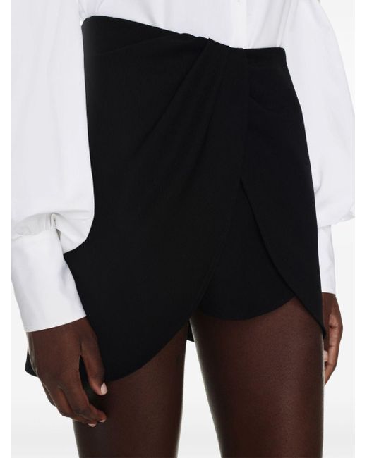 Off-White c/o Virgil Abloh Black Twist Mini Skirt