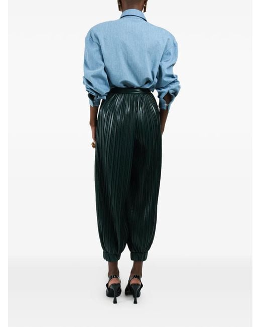 ROWEN ROSE Black Pleated Balloon Trousers
