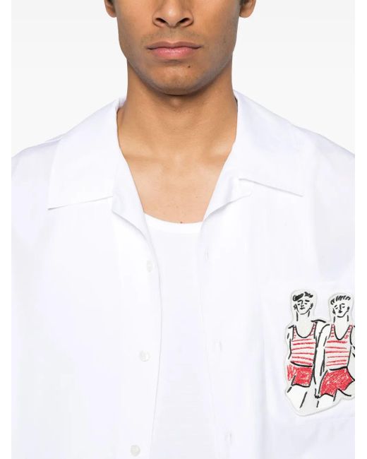 MSGM White X Luke Edward Hall Sailors for men