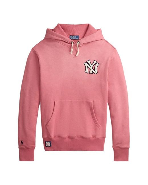 Polo Ralph Lauren ピンクパーカー Mサイズ Polo Ralph Lauren メンズ ピンク ロゴ パーカー