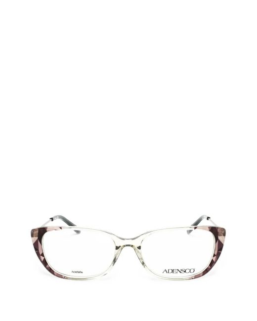 Adensco White Cat-Eye Glasses