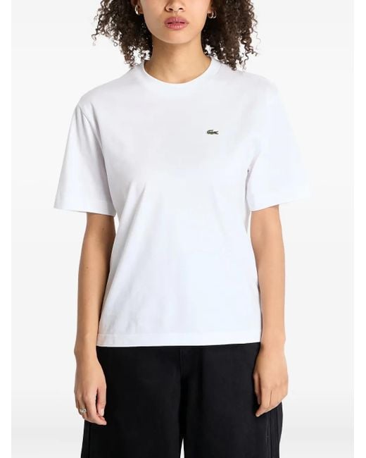 T-Shirt di Lacoste in White