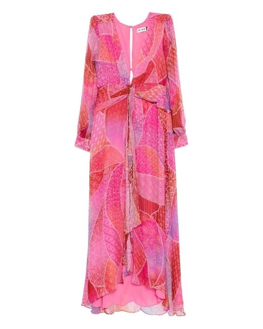 Rixo Meera Jurk in het Pink