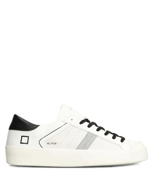 Sneakers Con Inserti di Date in White da Uomo