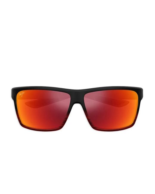 Maui Jim Red Alenuihaha Matte-Finish Sunglasses