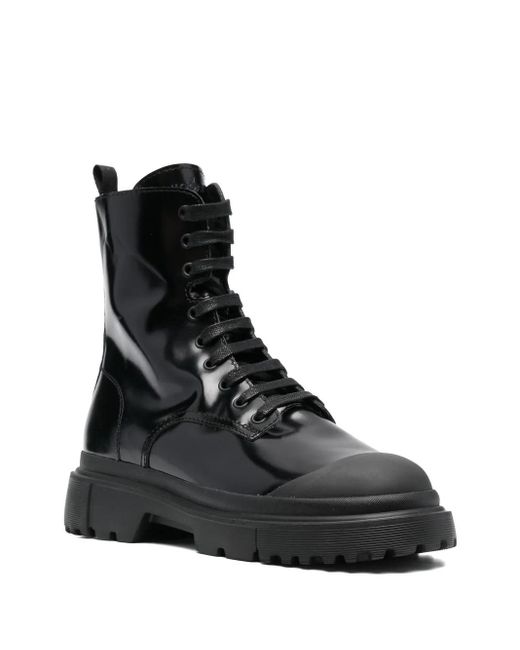 Hogan Black Stylish 22 Fall/Winter Boots for men