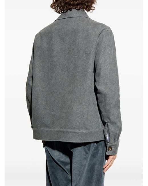 Eleventy Jacke mit Klappentasche in Gray für Herren