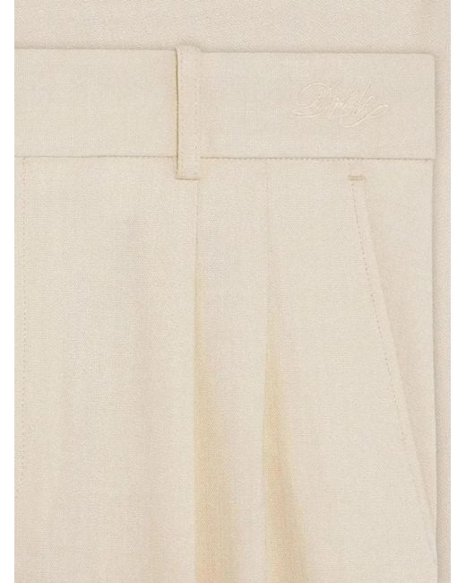 Drole de Monsieur White Pleated-Waistband Golf Trousers for men