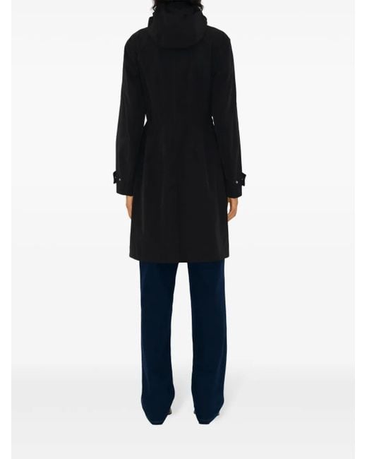 Burberry Black Button-Up Parka