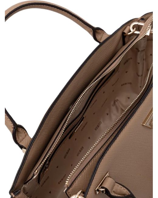 Guess Natural Gilda Charm-Detail Tote Bag