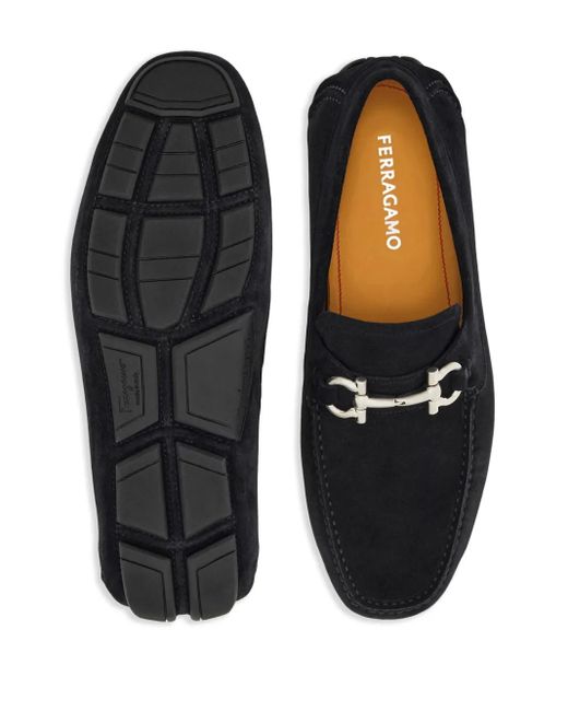 Ferragamo Blue Flat Shoes for men
