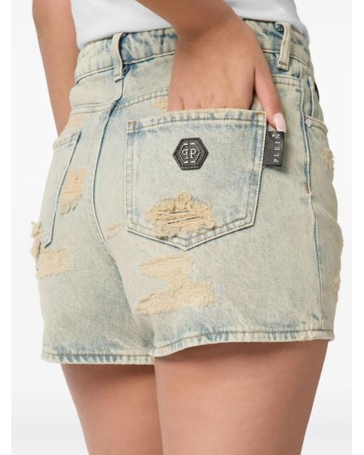 Philipp Plein デニムショーツ Blue