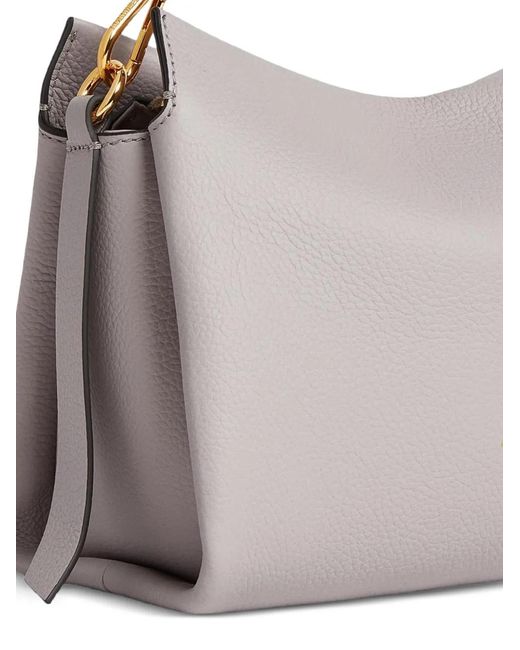 Coccinelle Gray Small Boheme Tote Bag