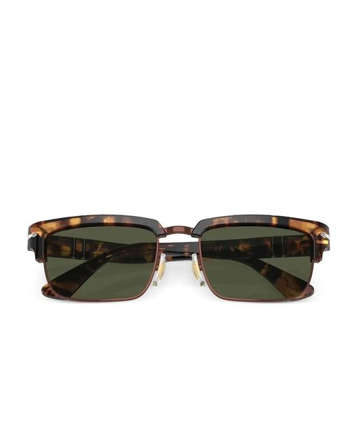 Persol Green Tortoiseshell-Effect Sunglasses