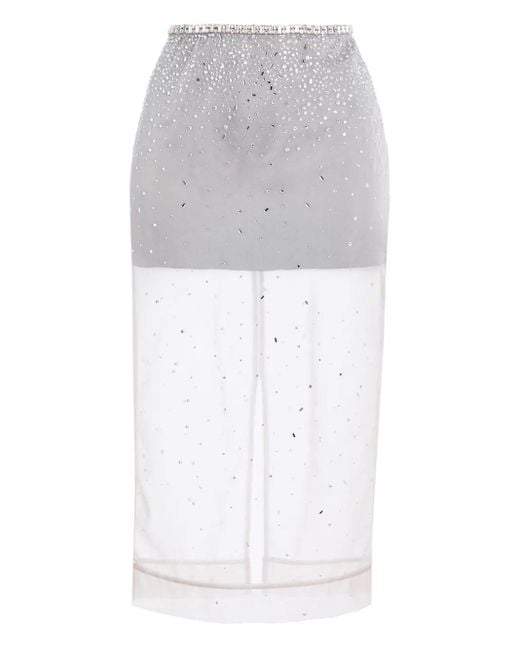 retroféte Pari デコラティブ スカート White