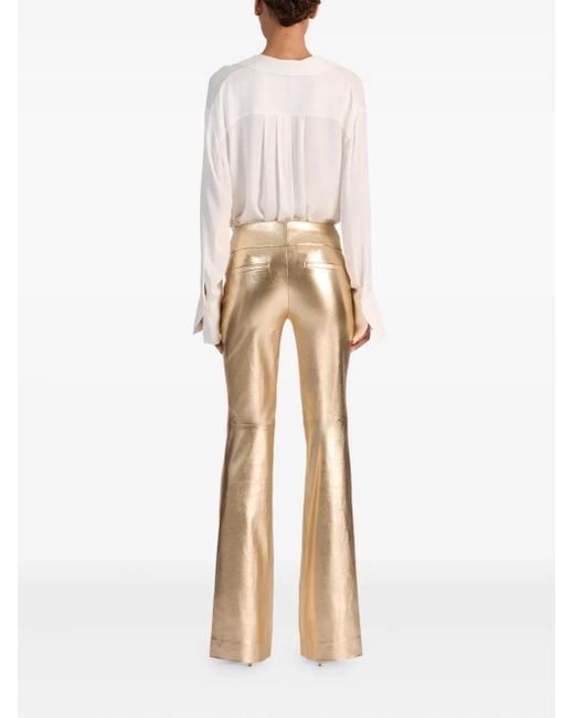 Alice + Olivia Natural Olivia Bootcut Trousers