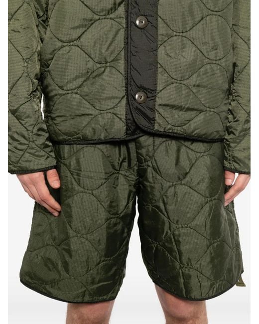 Oamc Peacemaker Green Combat Shorts for men