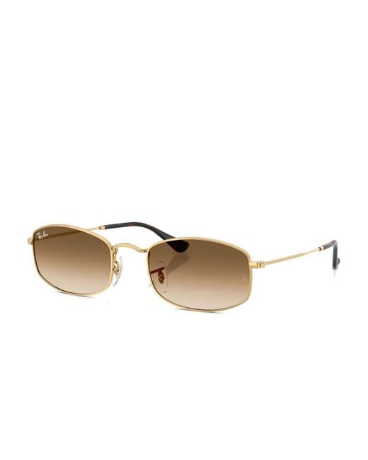 Ray-Ban Natural Rectangle-Frame Sunglasses