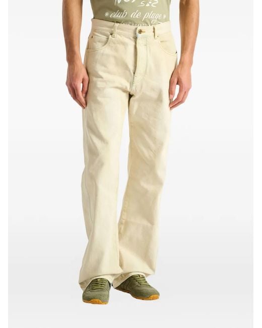 Balmain Natural Faded Denim Jeans for men