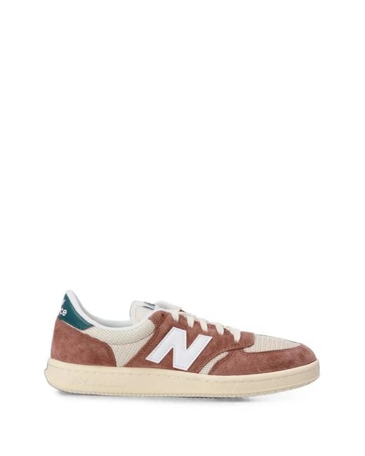 New Balance Pink T500 Suede Sneakers