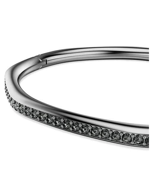 Swarovski White Dextera Faceted Crystal-Embellished Bangle