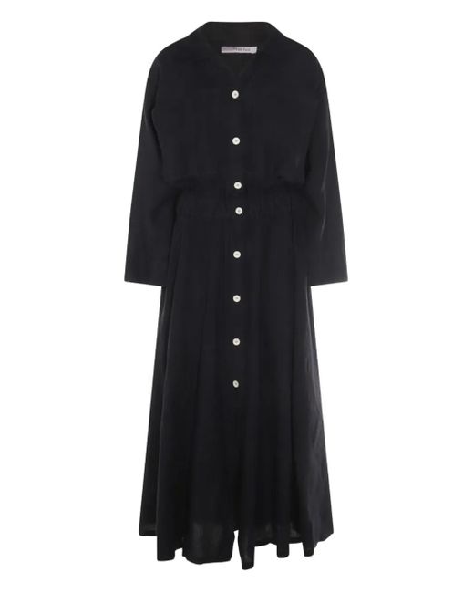 Robe En Lin Malo en coloris Black