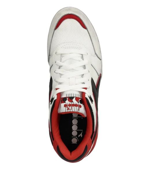 Diadora White Icona Sneakers for men