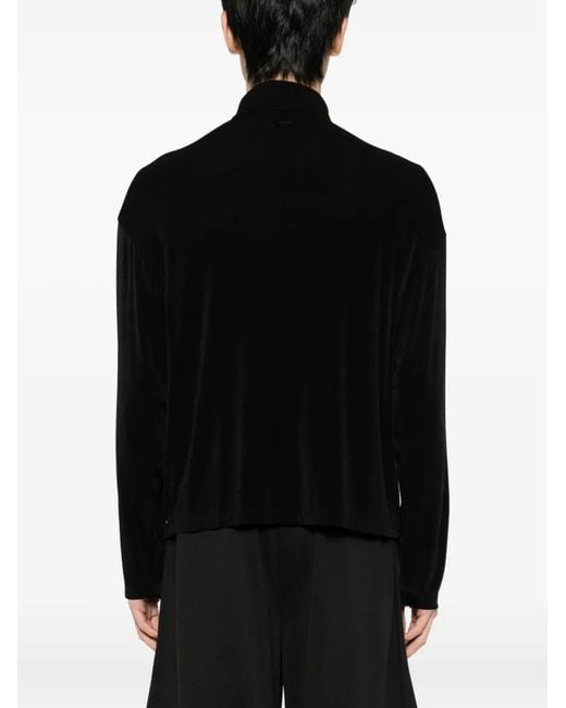 TEAM WANG design Black Acceptance Zip-Up Cardigan