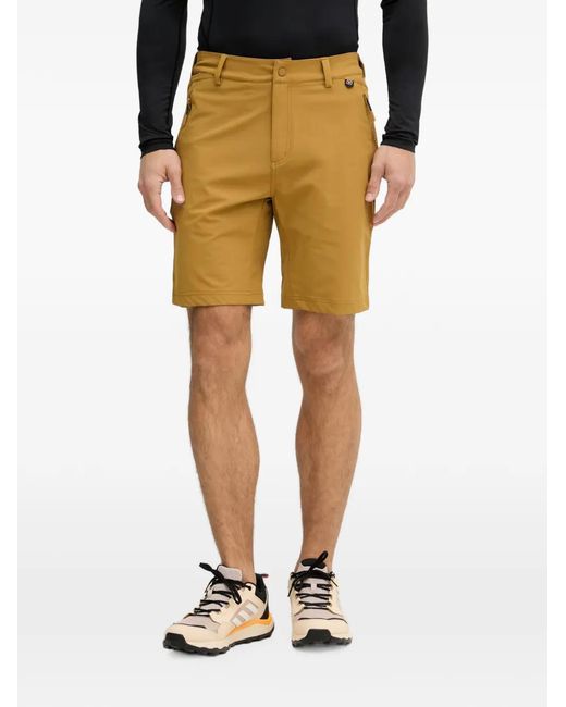 Viking Yellow Expander Logo-Print Shorts for men