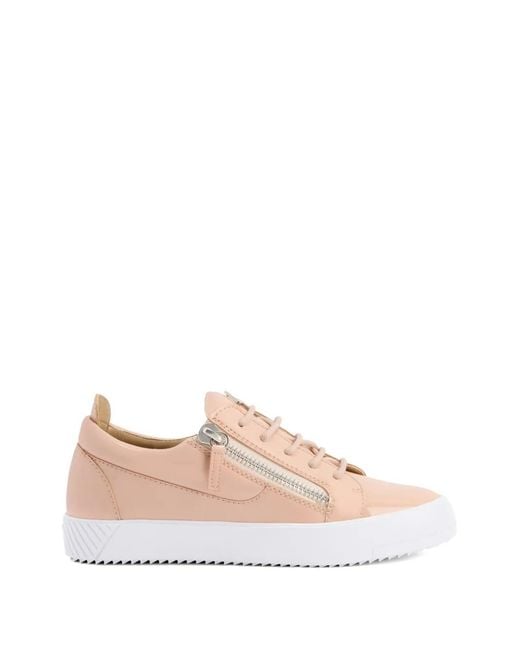Giuseppe Zanotti Pink Side Zip Gail Sneakers