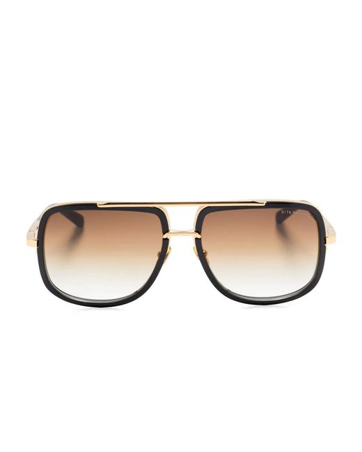 Dita Eyewear Natural Mach-One Square-Frame Sunglasses