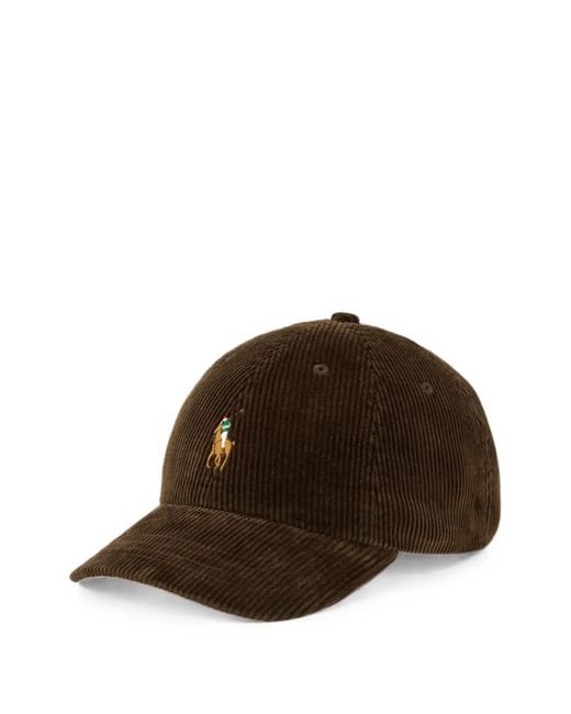Polo Ralph Lauren Brown Pony Corduroy Cap for men