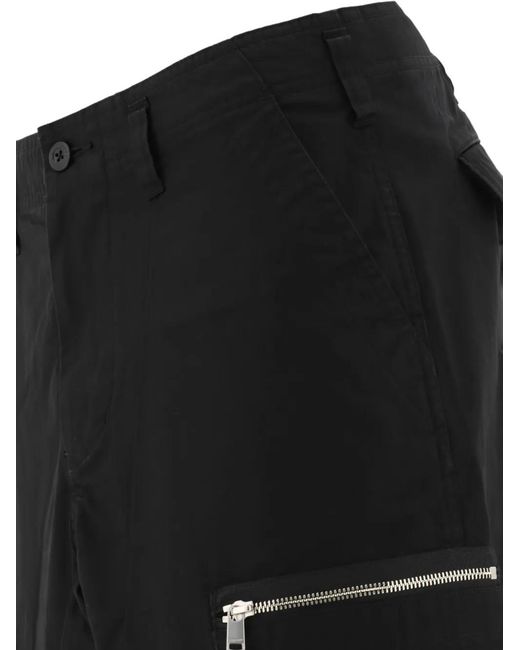 Nonnative Black Tropper 6P Zippered Cargo Shorts for men