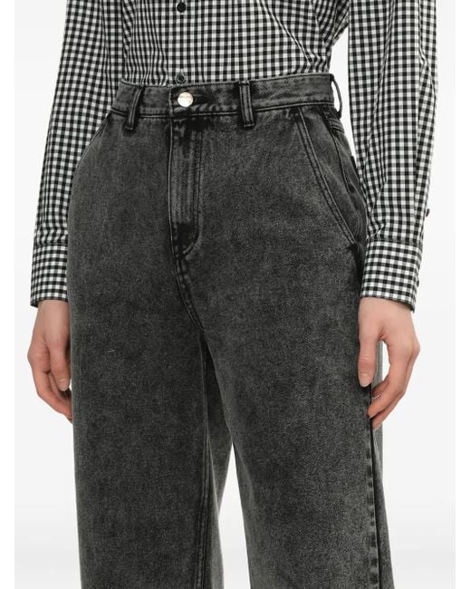 Adererror Gray Trs Tag Acid-Wash Jeans