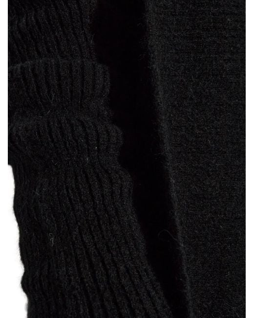 Rick Owens Las Palmas Gebreid Vest in het Black