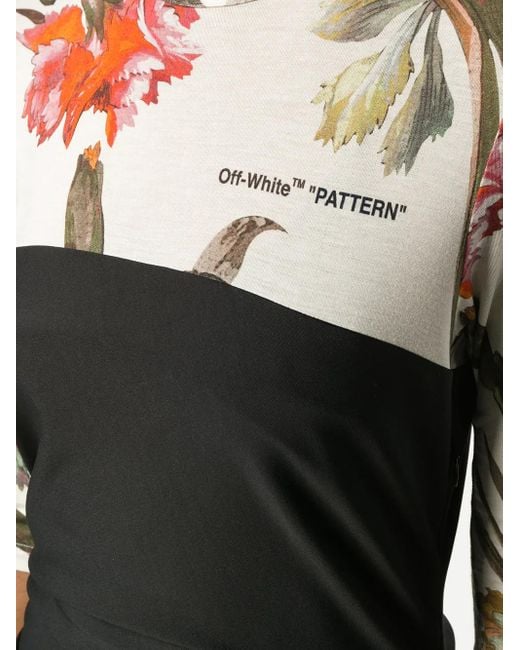 Off-White c/o Virgil Abloh Black Two-layer Midi Dress
