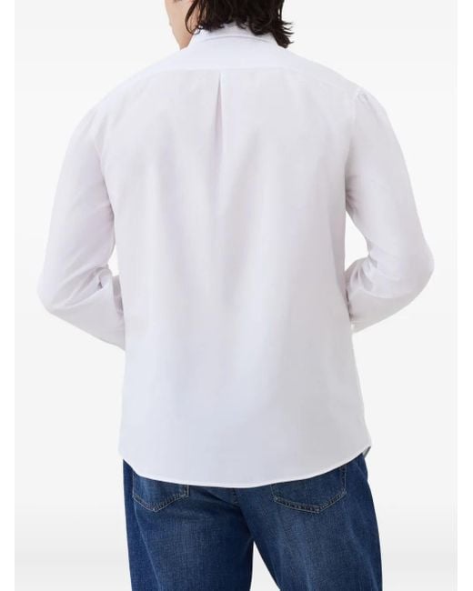 Brunello Cucinelli White Shirts (Tbuc4) Co for men