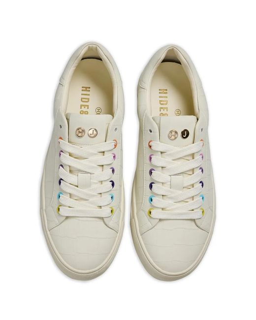 HIDE & JACK White Leather Sneakers