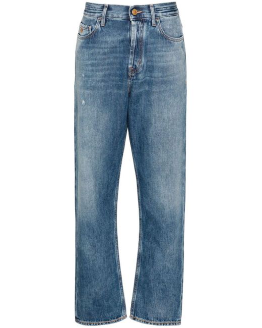 Jacob Cohen Blue Gigi Straight-leg Jeans